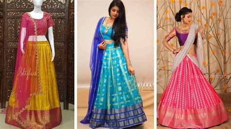 The Most Gorgeous South Indian Lehenga Saree Designs We Spotted
