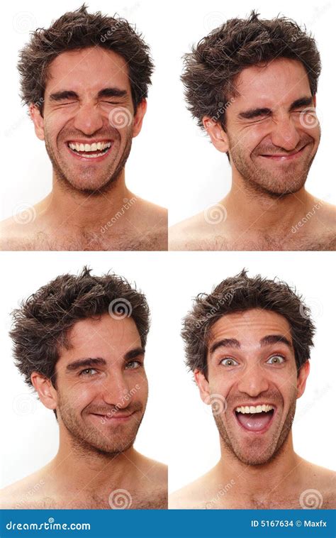 Multiple Male Expressions Stock Images Image 5167634