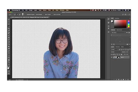 ลบพื้นหลังได้ง่ายๆใน 10 วินาที ด้วย Photoshop Cc ล่าสุด Photofleem