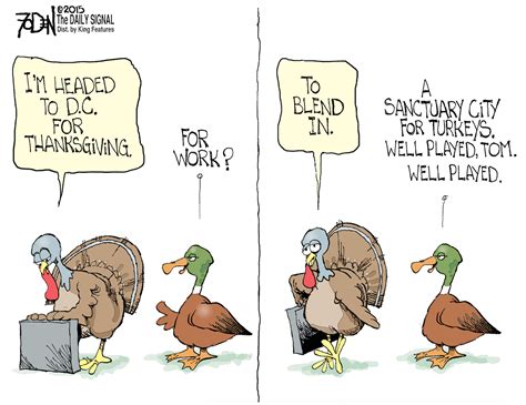 Cartoon Thanksgiving Funnies