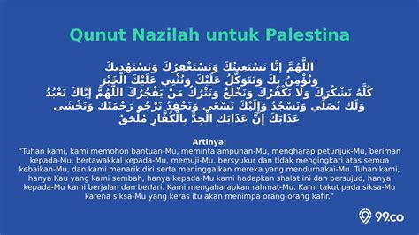 Doa Untuk Palestina Bahasa Arab Latin Dan Artinya