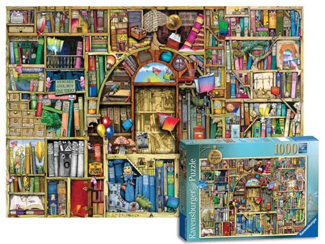 Ravensburger Bizarre Bookshop 2 1000 Piece Jigsaw Puzzle — Tools And Toys