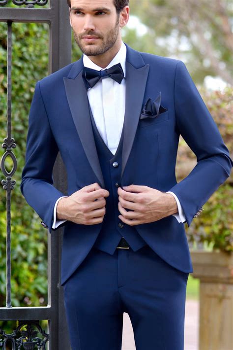 Navy Tuxedo Wedding Blue Wedding Suit Groom Suit For Men Wedding