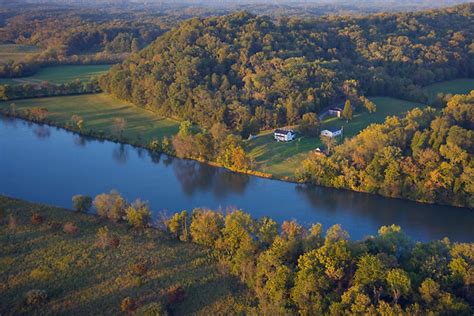 French Broad River Knoxville Aerial Photo Ron Lowery