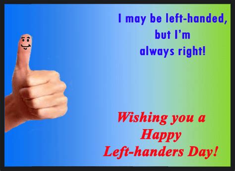 Happy Left Handers Day Free International Left Handers Day Ecards