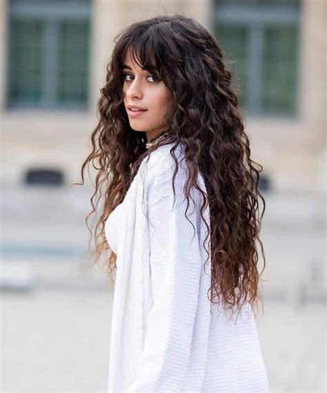 Curtain bangs can look great on curly hair. Google Image Result for https://hairstylecamp.com/wp ...