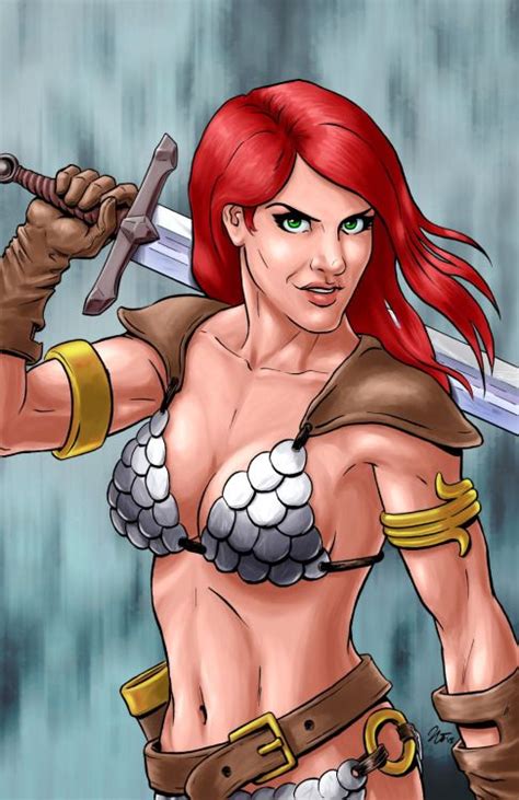 Red Sonja By Rahl4810 Red Sonja Wonder Woman Red