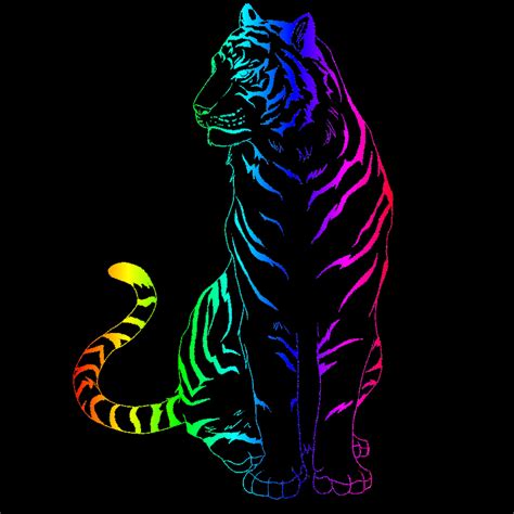 The Rainbow Tiger By Vica2010 On Deviantart