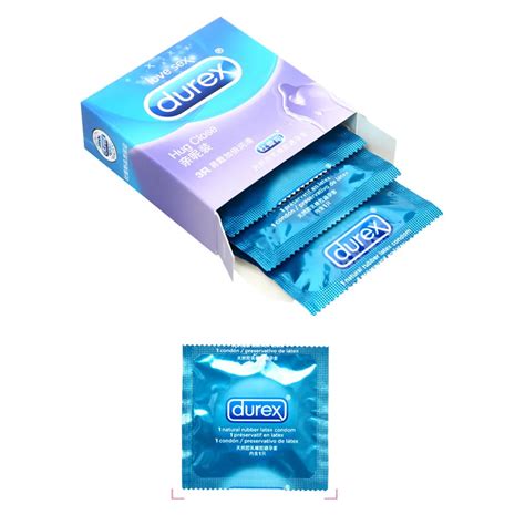 3pcs Durex Flower Flavored Condoms Extra Lubricated Condom Hug Close Couple Sex Products Slim