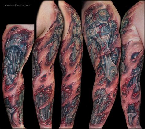 Robotic Arm By Nick Baxter Tattoos