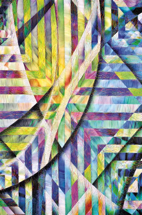 Artrageous Art Quilts Lost In Illusion By Gloria Hansen Detail