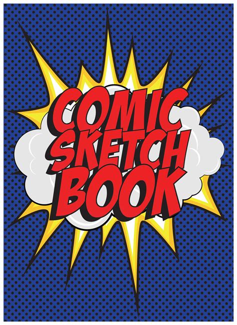 Comic Sketchbook Lay Flat Design Ready For Action