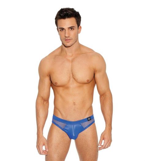 Large Gregg Homme Brief Beyond Doubt Mesh Sexy Slip Royal Large