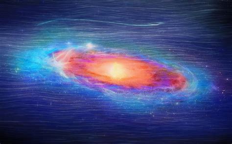Andromeda Galaxy Painting By Dan Sproul