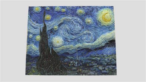 Starry Night 3d Model By Pattjrpat 9e6cf2f Sketchfab