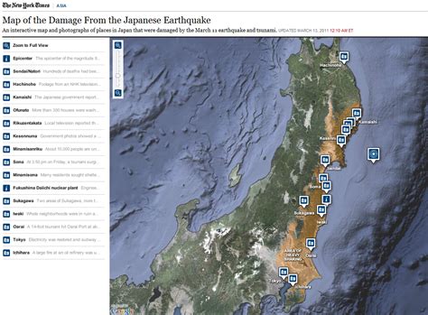 With comprehensive destination gazetteer, maplandia.com enables to explore japan. Free Technology for Teachers: Interactive Maps & Images About Earthquake in Japan