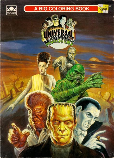 Universal Studios Monsters Coloring Book Rnostalgia