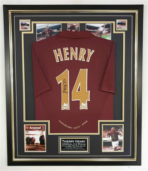 Thierry Henry Arsenal Signed Shirt Experience Epic