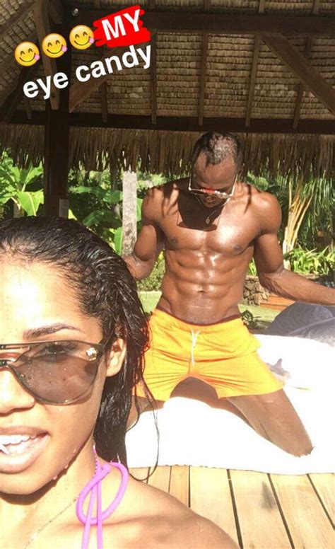 Usain Bolt Shares VERY Sexy Video Of His Girlfriend Oiling Him Down