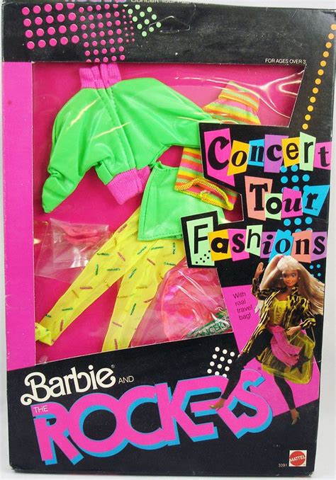 Barbie The Rockers Concert Tour Fashions Mattel 1986 Ref 3391