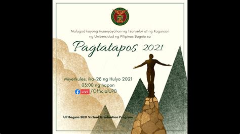 Up Baguio Live Stream Up Baguio Pagtatapos Virtual Graduation