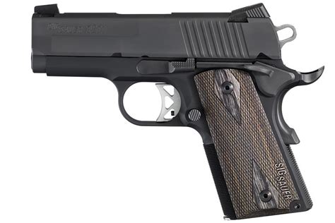 Sig Sauer 1911 Ultra Compact 45 Acp Centerfire Pistol With Night Sights