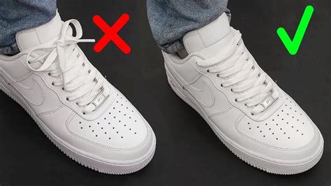 How To Hide Laces On Shoes Nike Air Force 1 2 Ways Nike Shoes Air