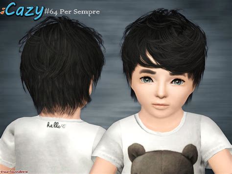 Fashion Rocker Hairstyle Per Sempre By Cazy Sims 3 Hairs