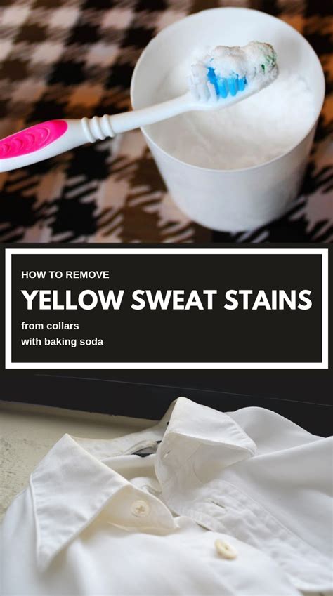How To Remove Yellow Sweat Stains From Collars With Baking Soda