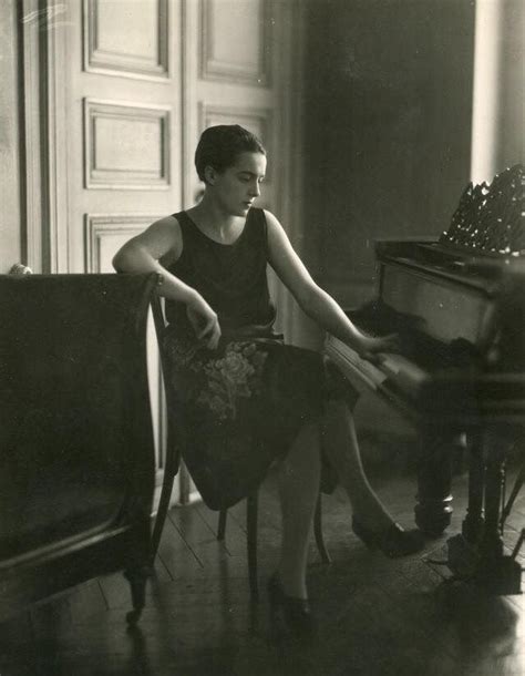 Eve Curie The Daughter Of The Scientist Marie At The Piano 1925 By James Abbe Concerts In