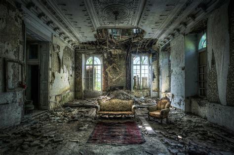 Abandoned Mansion Sitting Room R Abandonedporn