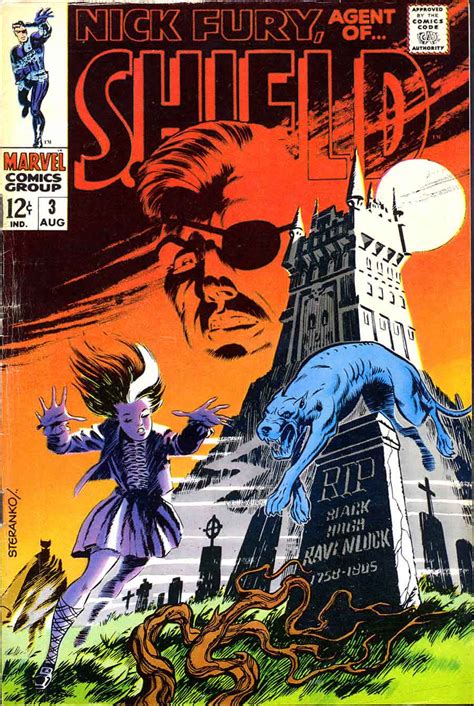 Nick Fury Agent Of Shield 3 Jim Steranko Art And Cover Top 10