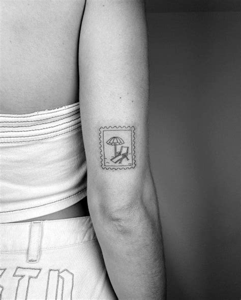 Postage Stamp Tattoo