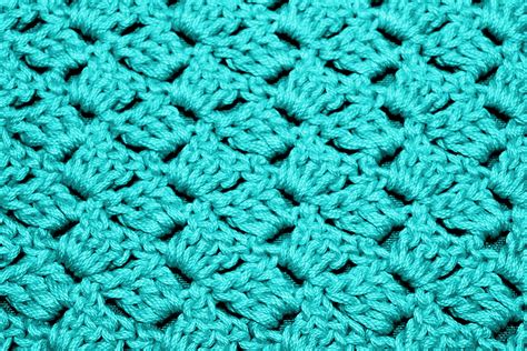 Crea tus propios accesorios de moda tejidos a crochet. Punto Pamelitas Acostadas en tejido crochet