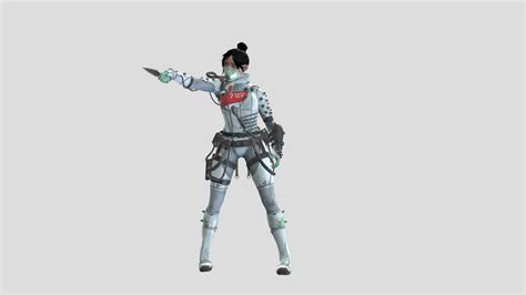 5 Beautiful Wraith Apex Legends 3d Model