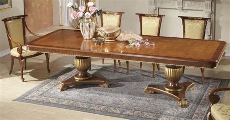Italian Formal Dining Room Table Made In Italy Gv1258 Imported