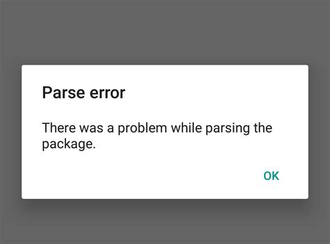 Android Parse Error Fix: "There Was a Problem Parsing the ...