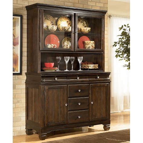 Look for a buffet table or ashley furniture dining room server that incorporates whitewashed or rich dark wood. Hayley China Buffet Signature Design by Ashley Furniture ...