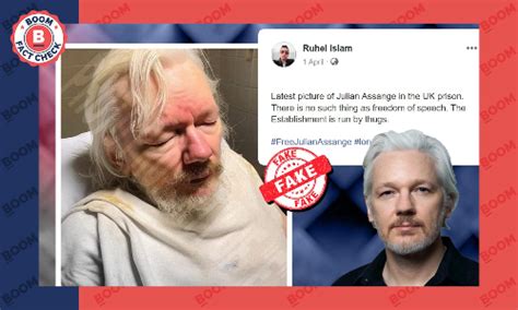 Ai Generated Photo Of Julian Assange In Prison Goes Viral