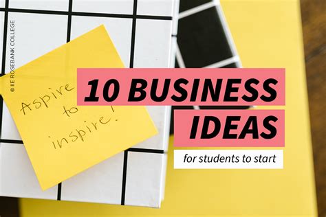 10 Business Ideas For Students To Start