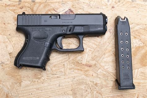 Glock 33 Gen4 357 Sig Police Trade In Compact Pistol With Extended Mag