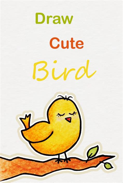 Also, you can learn how to draw through video tutorials at my youtube channel. Learn how to draw so cute Bird, easy step by step kawaii tutorial ♥ #kawaii #drawing #tutorial # ...