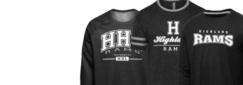 Highland High School Rams Apparel Store Prep Sportswear