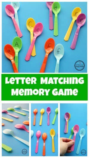 Preschool Letter Matching Game Planning Playtime