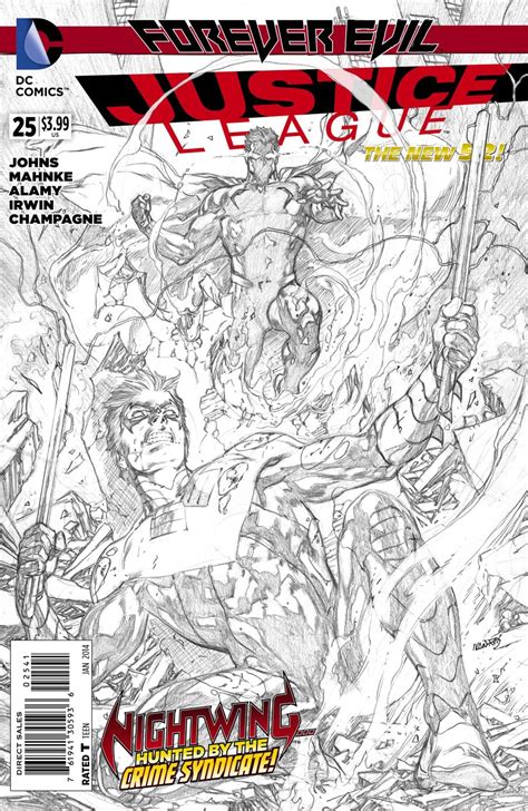 Justice League Vol 2 25 Cover E Incentive Ivan Reis Sketch Cover