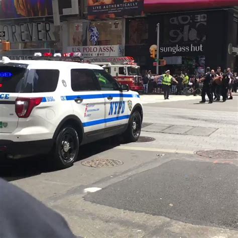 Speeding Vehicle Strikes Pedestrians In New Yorks Times Square Us