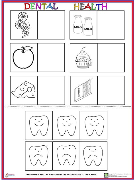 Dental Health Printable Activities