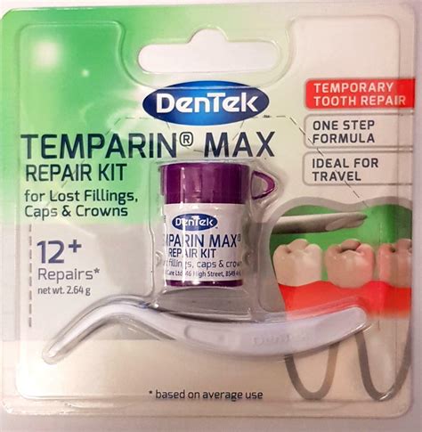 Dentek Temparin Max Temporary Tooth Repair Kit 12 Repairs264gのebay公認海外通販｜セカイモン
