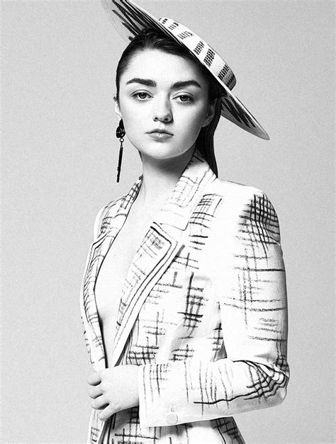 Watsons Maisie Williams For Tings Magazine July Bw Beauty Queens