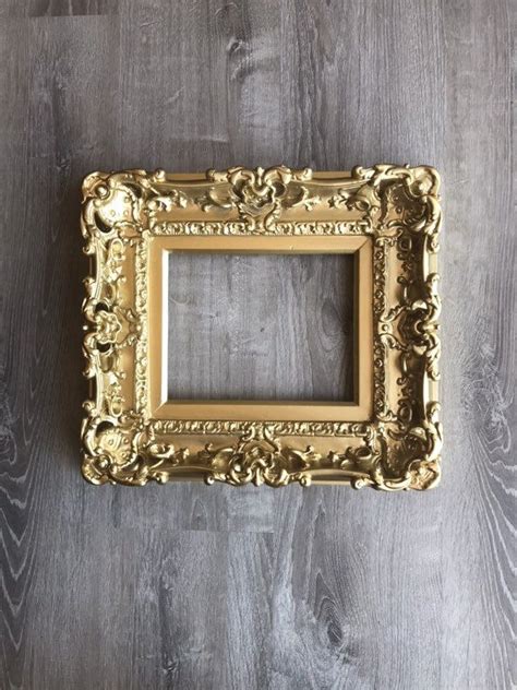 8x10 Gold Frame Baroque Style Fancy Victorian Picture Frame Art Wall